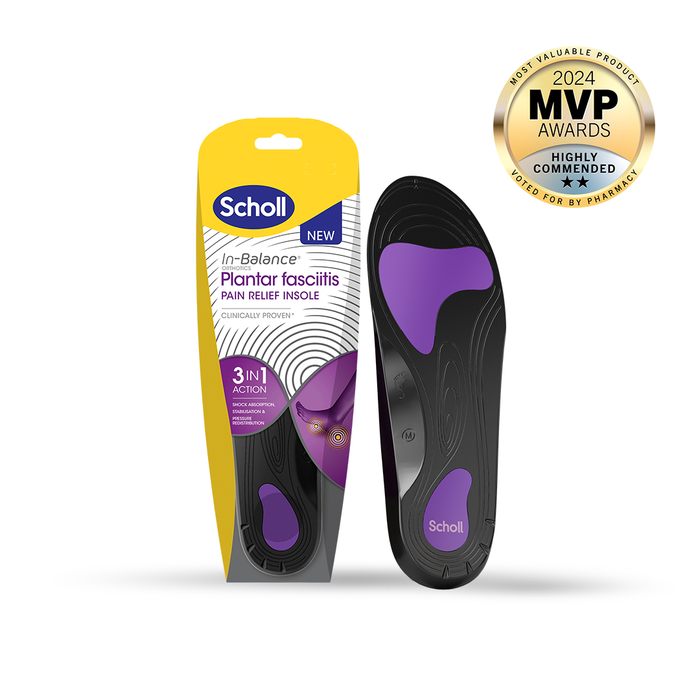 Scholl Insoles L (9 – 11) Plantar Fasciitis Pain Relief Insoles Large