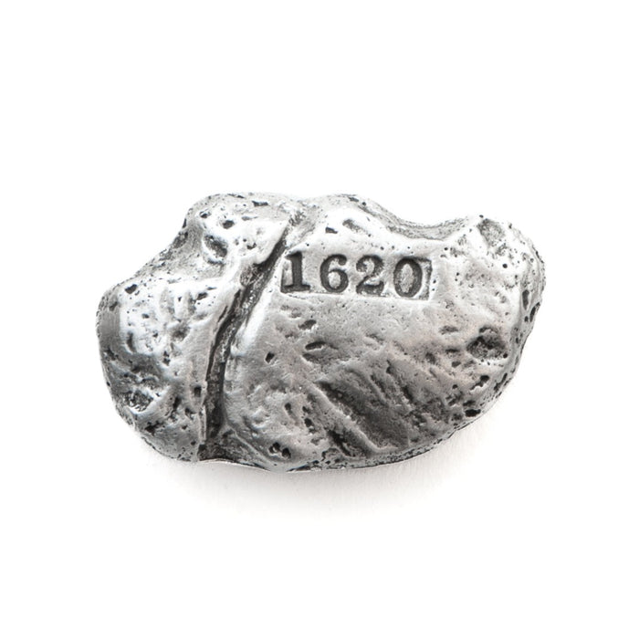 Plymouth Rock Pewter Magnet
