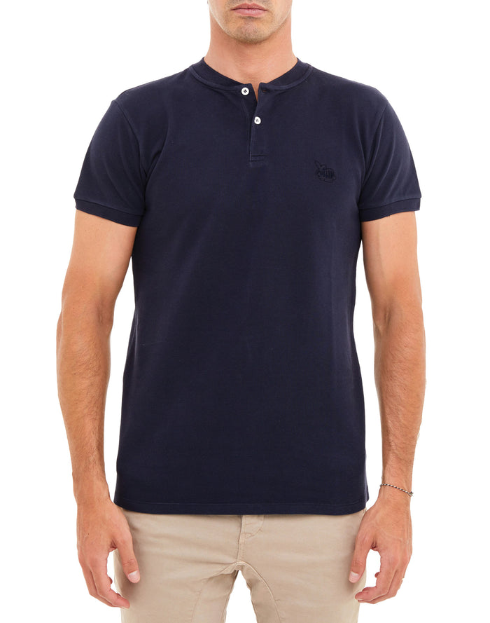 polo maonavy PULLIN en coton
