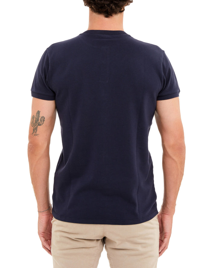 polo maonavy PULLIN en coton