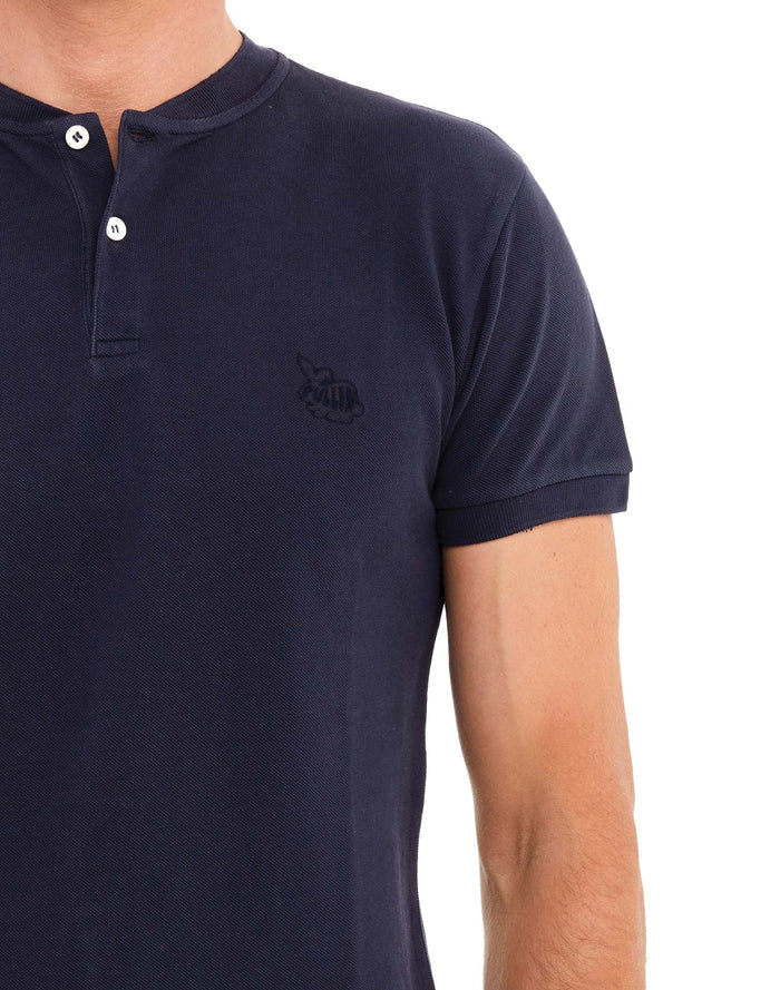 polo maonavy PULLIN en coton