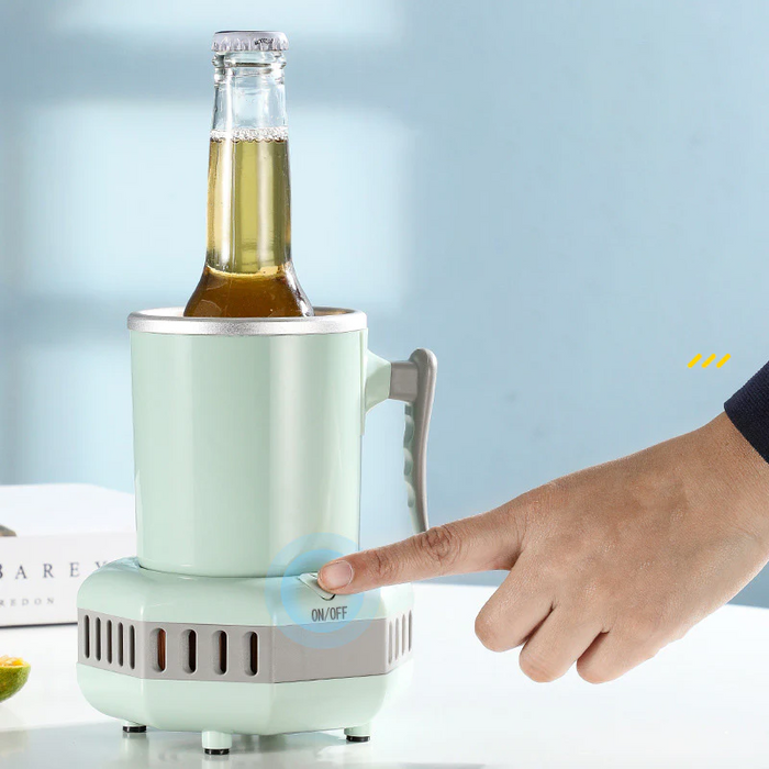 Portable cooling cup