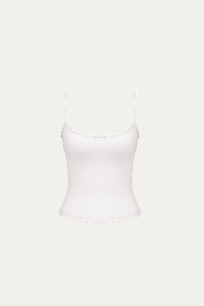 Prime Cami Tank Top - White