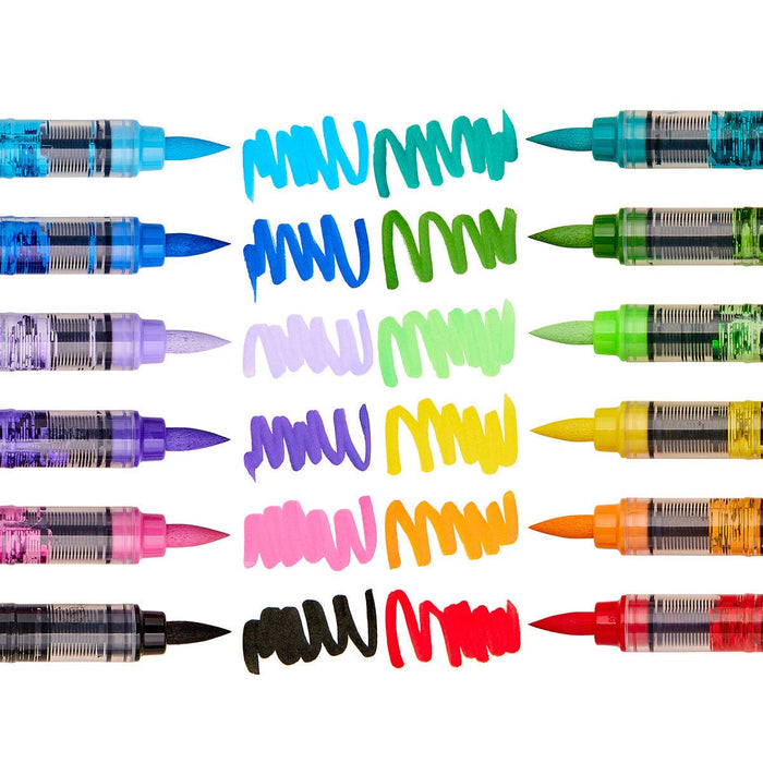 PRO Acrylic Paint Brush Pens - 12 Classic Colors