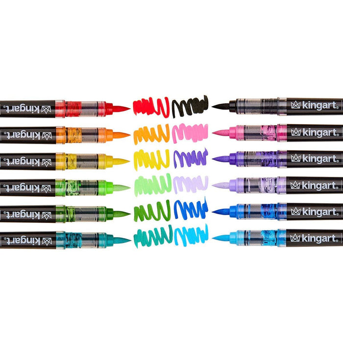 PRO Acrylic Paint Brush Pens - 12 Classic Colors