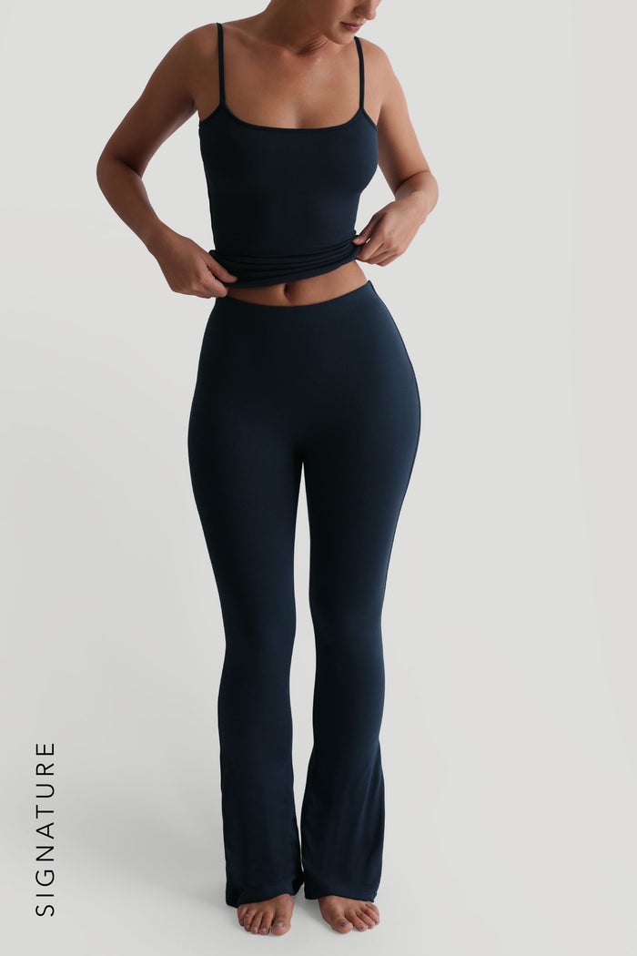 Pro-Technical Flared Leggings - Navy