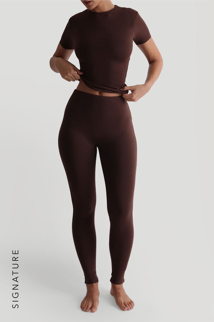 Pro-Technical Leggings - Chocolate