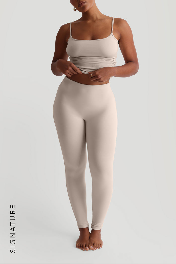 Pro-Technical Leggings- Buttercream