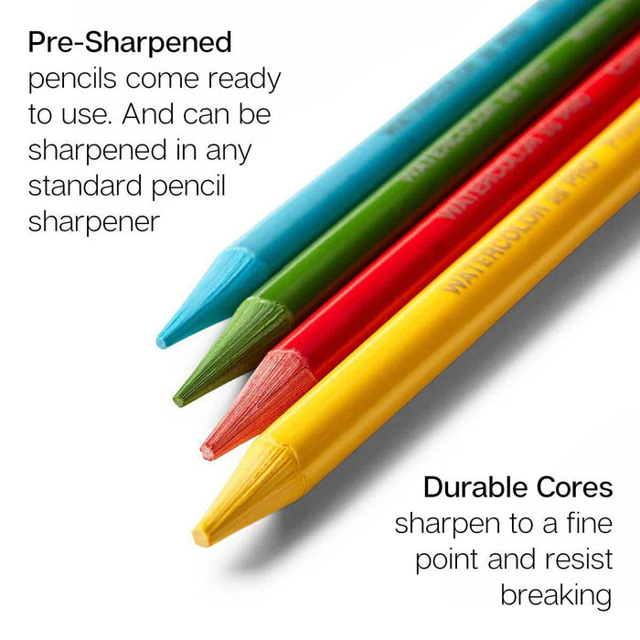 PRO Woodless Watercolor Pencils 24 Colors