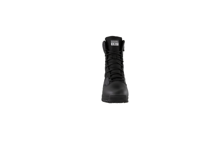 Black durable work boot