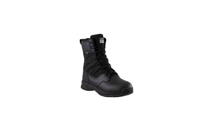 Black tactical boot
