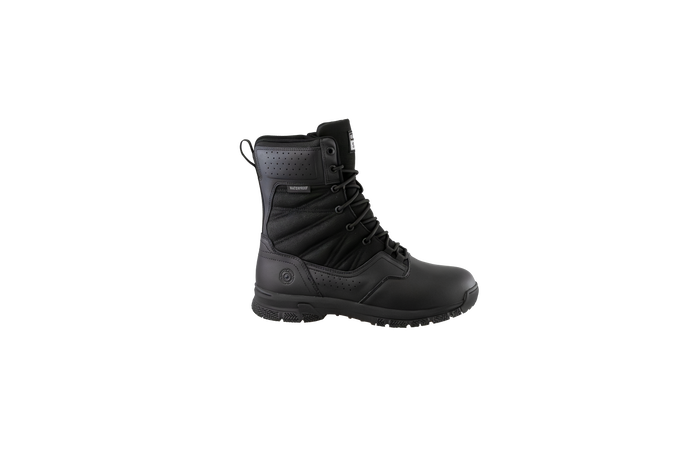 Black durable work boot