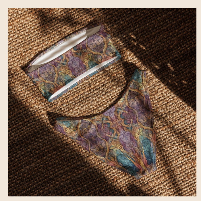 Psychedelic Print Recycled Bandeau Bikini