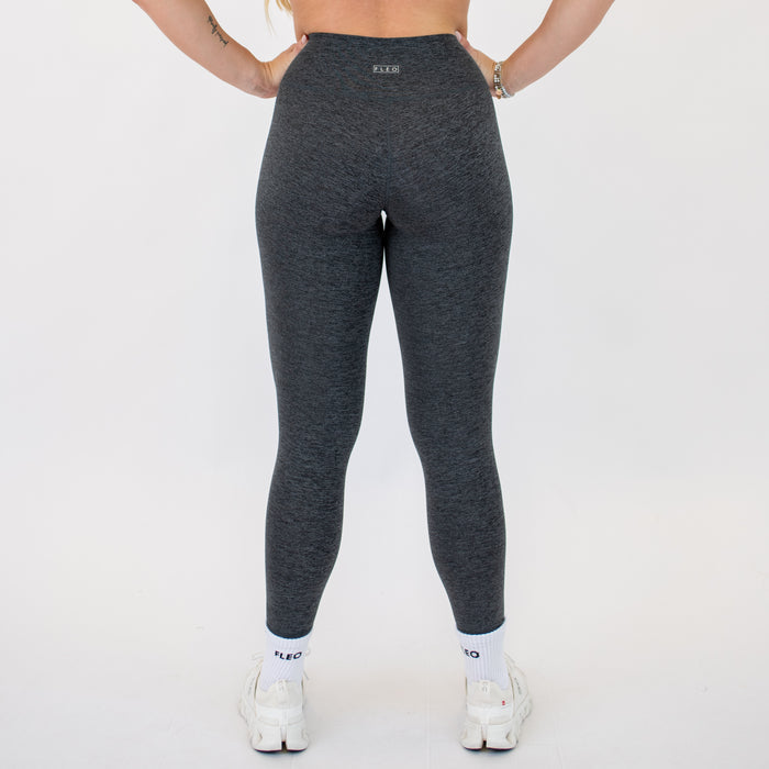 Magnet Black Pulse Legging 25"- No Front Seam - High Rise by FLEO - 6
