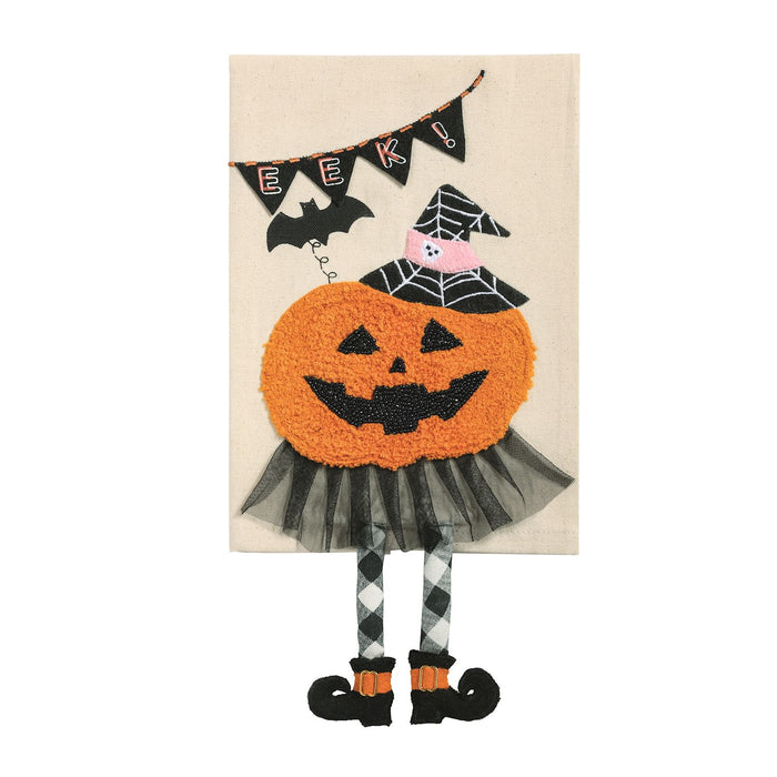 Pumpkin Dangle Leg Halloween Towel