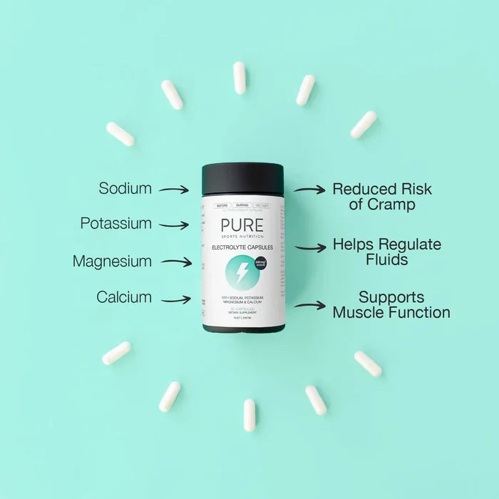 Pure Electrolyte Replacement Capsules | Bottle of 80