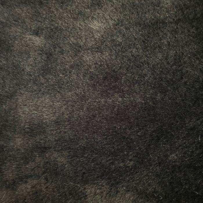 Black Rabbit Soft Cuddle Faux Fur Fabric - Fashion Fabrics Los Angeles