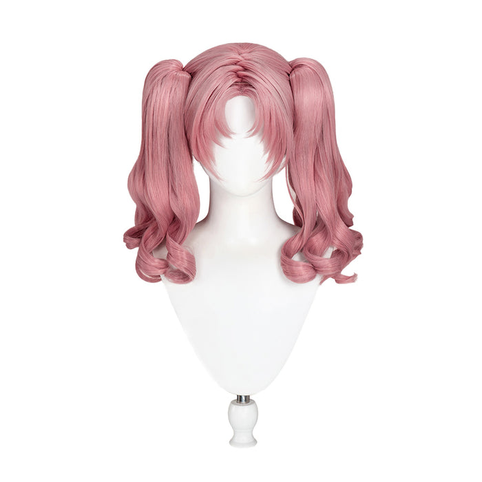 【Ready For Ship】DokiDoki Anime A Certain Scientific Railgun Cosplay Shirai Kuroko Wig Long Curly Brown Hair Twin Ponytails