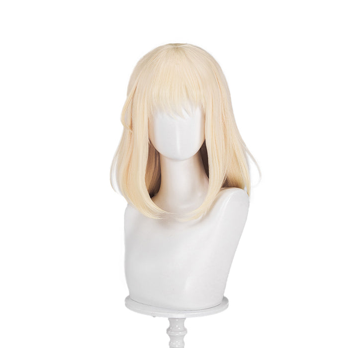 【Ready For Ship】DokiDoki Anime BanG Dream! Cosplay Misumi Uika Wig Curly Yellow Hair