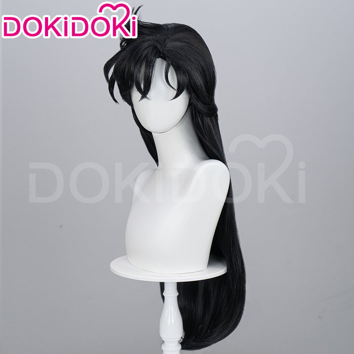 【Ready For Ship】DokiDoki Anime Cosplay Long Black Wig Women With Bangs