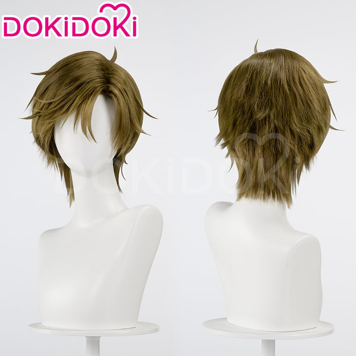 【Ready For Ship】DokiDoki Anime Cosplay Tezukaa Kunimmitsu Wig Short Straight Green Hair