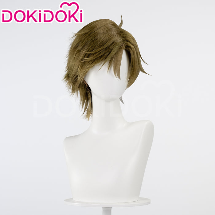 【Ready For Ship】DokiDoki Anime Cosplay Tezukaa Kunimmitsu Wig Short Straight Green Hair