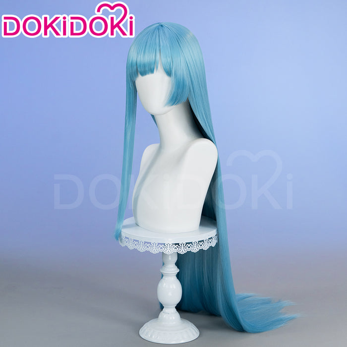 【Ready For Ship】DokiDoki Anime Cosplay Wig Long Blue Straight Hair