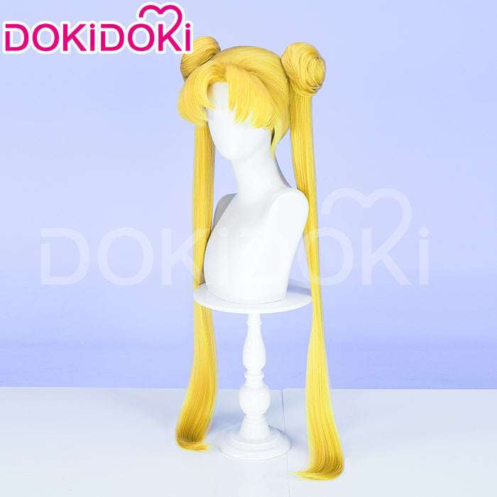 【Ready For Ship】DokiDoki Anime Cosplay Wig Long Version Yellow Straight Short Version Women Hair