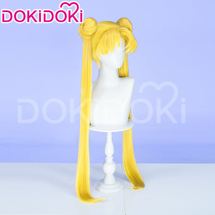 【Ready For Ship】DokiDoki Anime Cosplay Wig Long Version Yellow Straight Short Version Women Hair