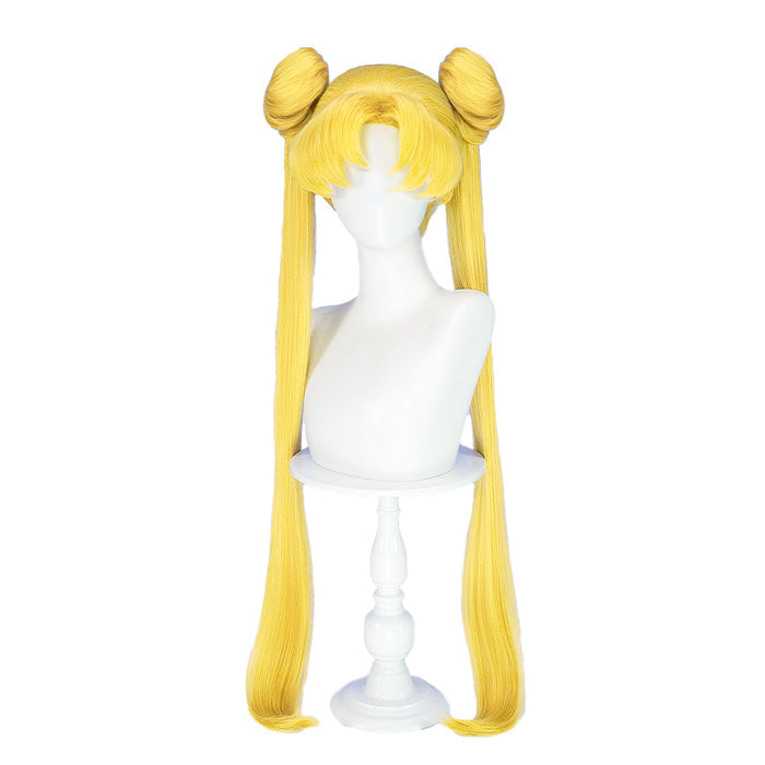 【Ready For Ship】DokiDoki Anime Cosplay Wig Long Version Yellow Straight Short Version Women Hair
