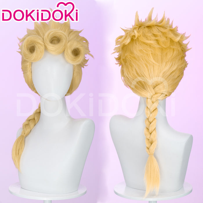 【Ready For Ship】DokiDoki Anime Cosplay Wig Long Yellow Men Hair