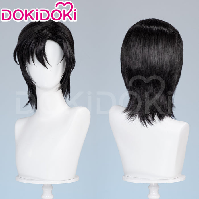 【Ready For Ship】DokiDoki Anime Cosplay Wig Short Straight Black Hair