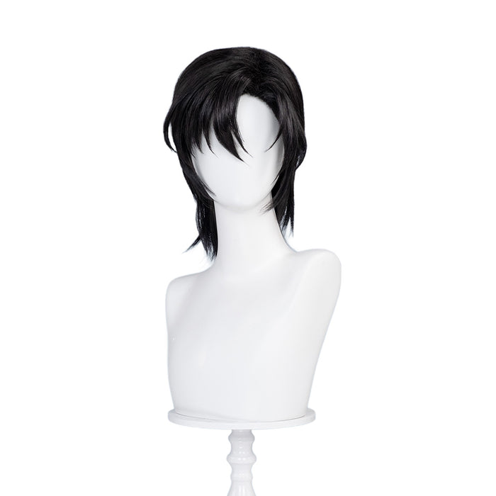 【Ready For Ship】DokiDoki Anime Cosplay Wig Short Straight Black Hair