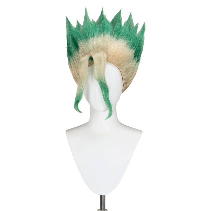 【Ready For Ship】DokiDoki Anime  Cosplay  Wig White/Green Gradient