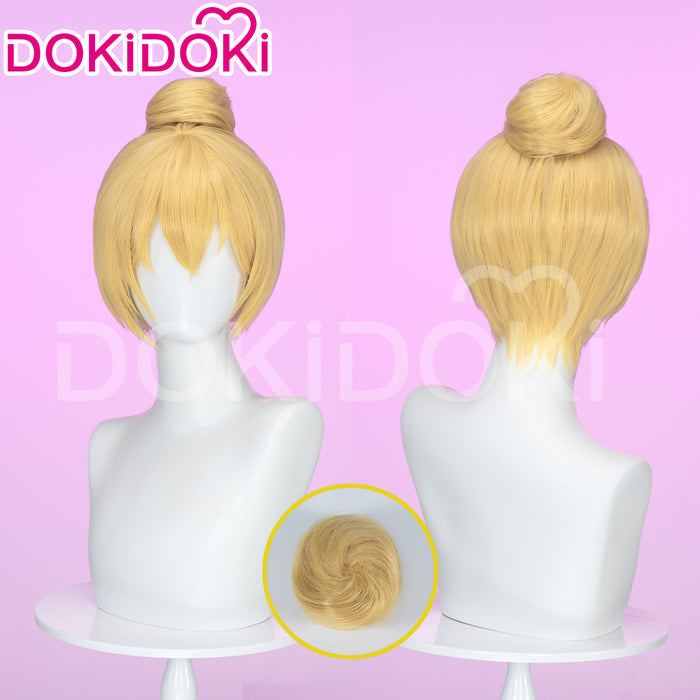 【Ready For Ship】DokiDoki Anime Cosplay Wig Yellow Straight Women Hair