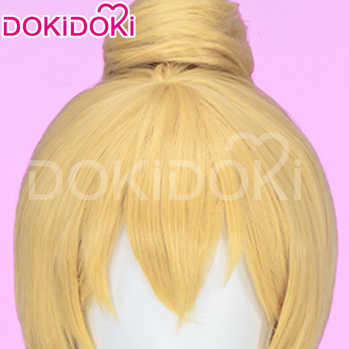【Ready For Ship】DokiDoki Anime Cosplay Wig Yellow Straight Women Hair