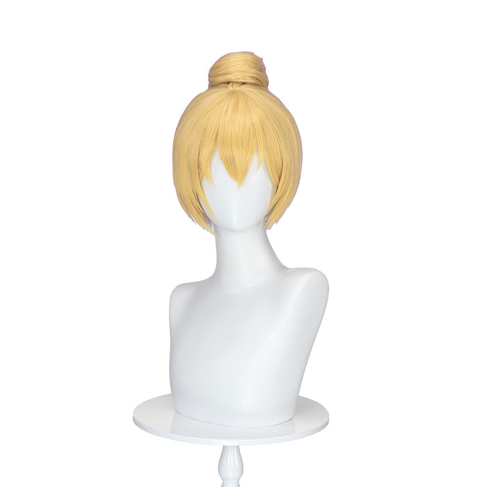 【Ready For Ship】DokiDoki Anime Cosplay Wig Yellow Straight Women Hair