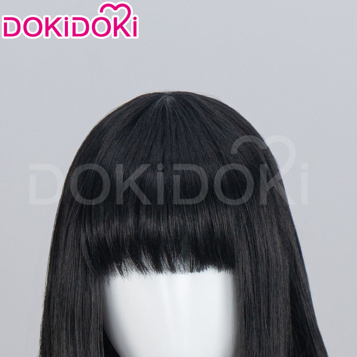 【Ready For Ship】DokiDoki Anime Manga Cosplay Wig Long Straight Black Hair