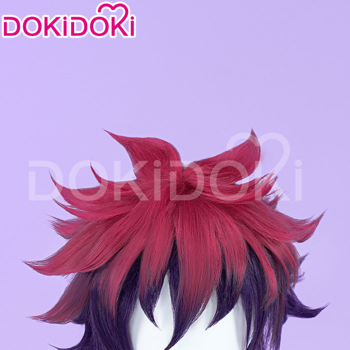【Ready For Ship】DokiDoki Anime No Game No Life Sora Cosplay Wig Short Red Men Hair
