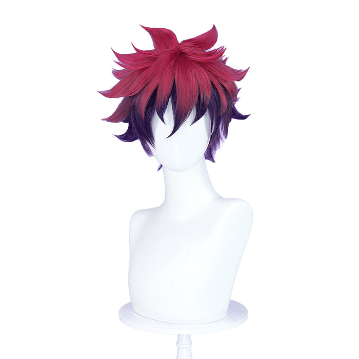 【Ready For Ship】DokiDoki Anime No Game No Life Sora Cosplay Wig Short Red Men Hair