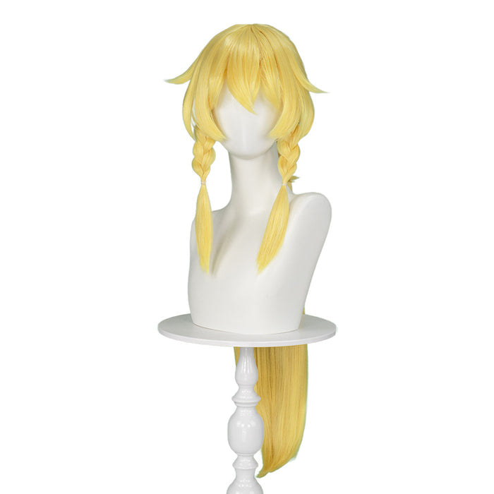 【Ready For Ship】DokiDoki Anime Sword Art Online Cosplay Leafa Wig Long Straight Yellow Hair SAO Kirigaya Suguha