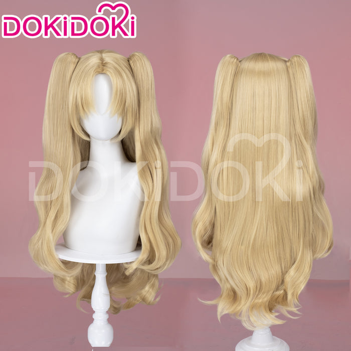 【Ready For Ship】DokiDoki Game Cosplay Fate/Grand Wig Ereshkigal Women Long Blonde / Purple Straight Dark / Light Hair FGO