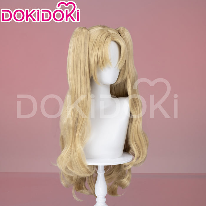 【Ready For Ship】DokiDoki Game Cosplay Fate/Grand Wig Ereshkigal Women Long Blonde / Purple Straight Dark / Light Hair FGO