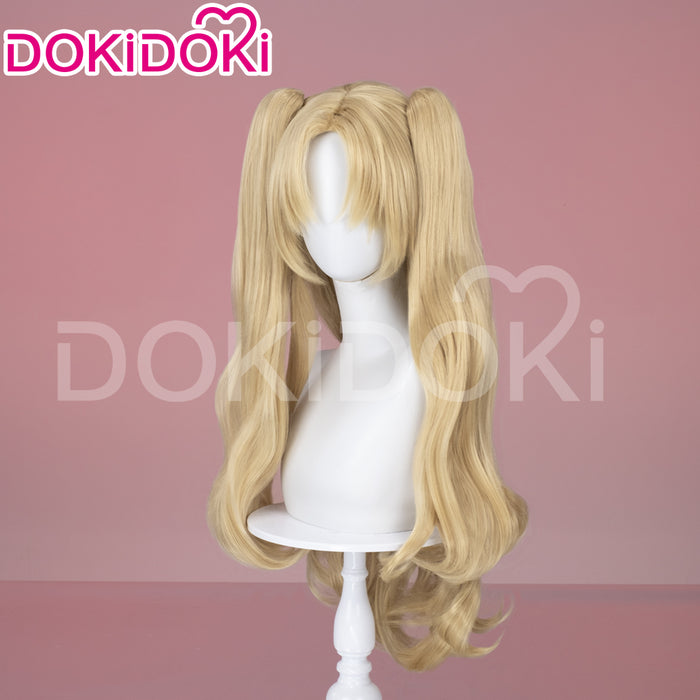 【Ready For Ship】DokiDoki Game Cosplay Fate/Grand Wig Ereshkigal Women Long Blonde / Purple Straight Dark / Light Hair FGO