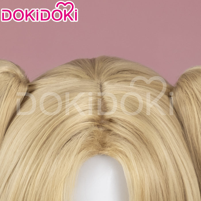 【Ready For Ship】DokiDoki Game Cosplay Fate/Grand Wig Ereshkigal Women Long Blonde / Purple Straight Dark / Light Hair FGO