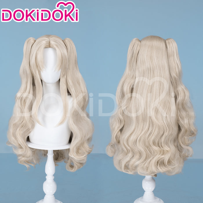 【Ready For Ship】DokiDoki Game Cosplay Fate/Grand Wig Ereshkigal Women Long Blonde / Purple Straight Dark / Light Hair FGO
