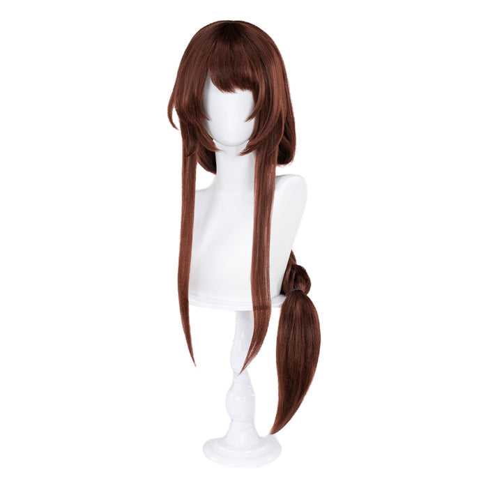 【Ready For Ship】DokiDoki Game Cosplay Wig Long Brown Hair White