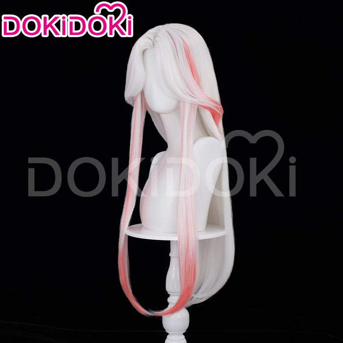【Ready For Ship】DokiDoki Game Cosplay Wig Long Brown Hair White