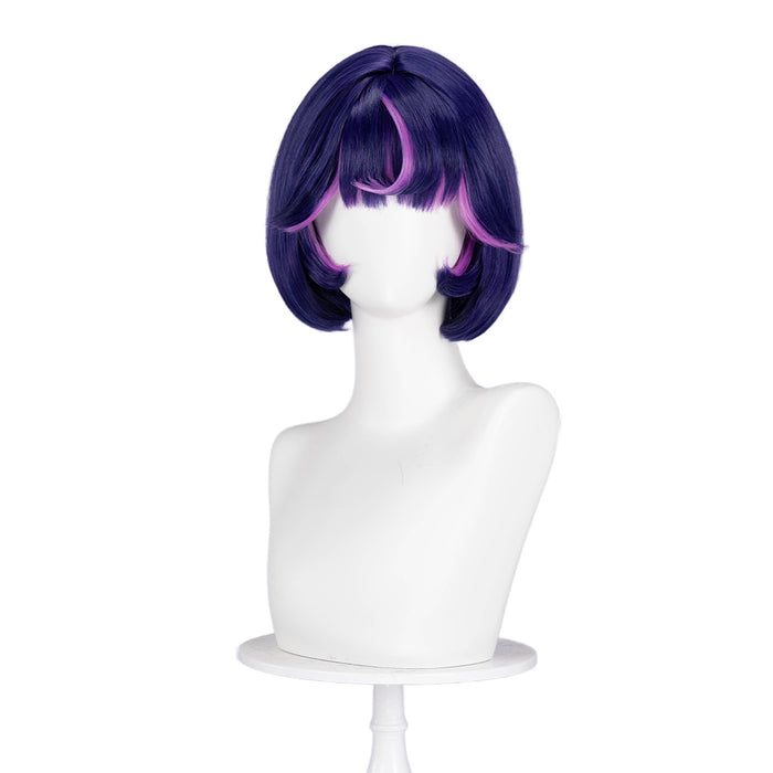 【Ready For Ship】DokiDoki Game Cosplay Wig  Short Purple Wig