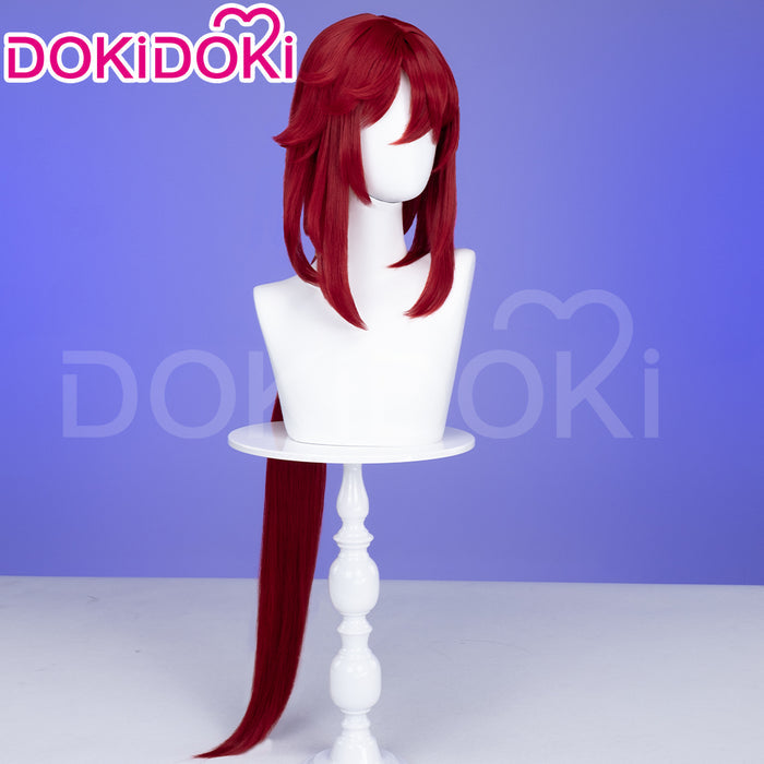 【Ready For Ship】DokiDoki Game Honkai: Star Rail Cosplay Caterina Wig Long Straight Red Hair